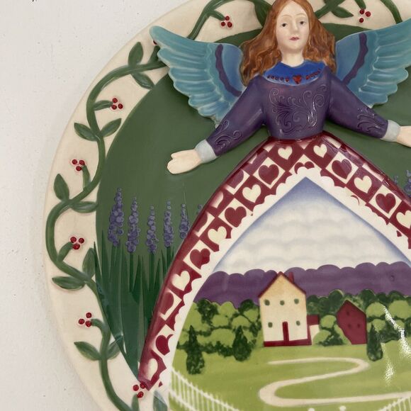 Jim Shore Heartwood Creek Summer ANGEL Collector Plate Country Farmhouse Decor - Picture 5 of 8